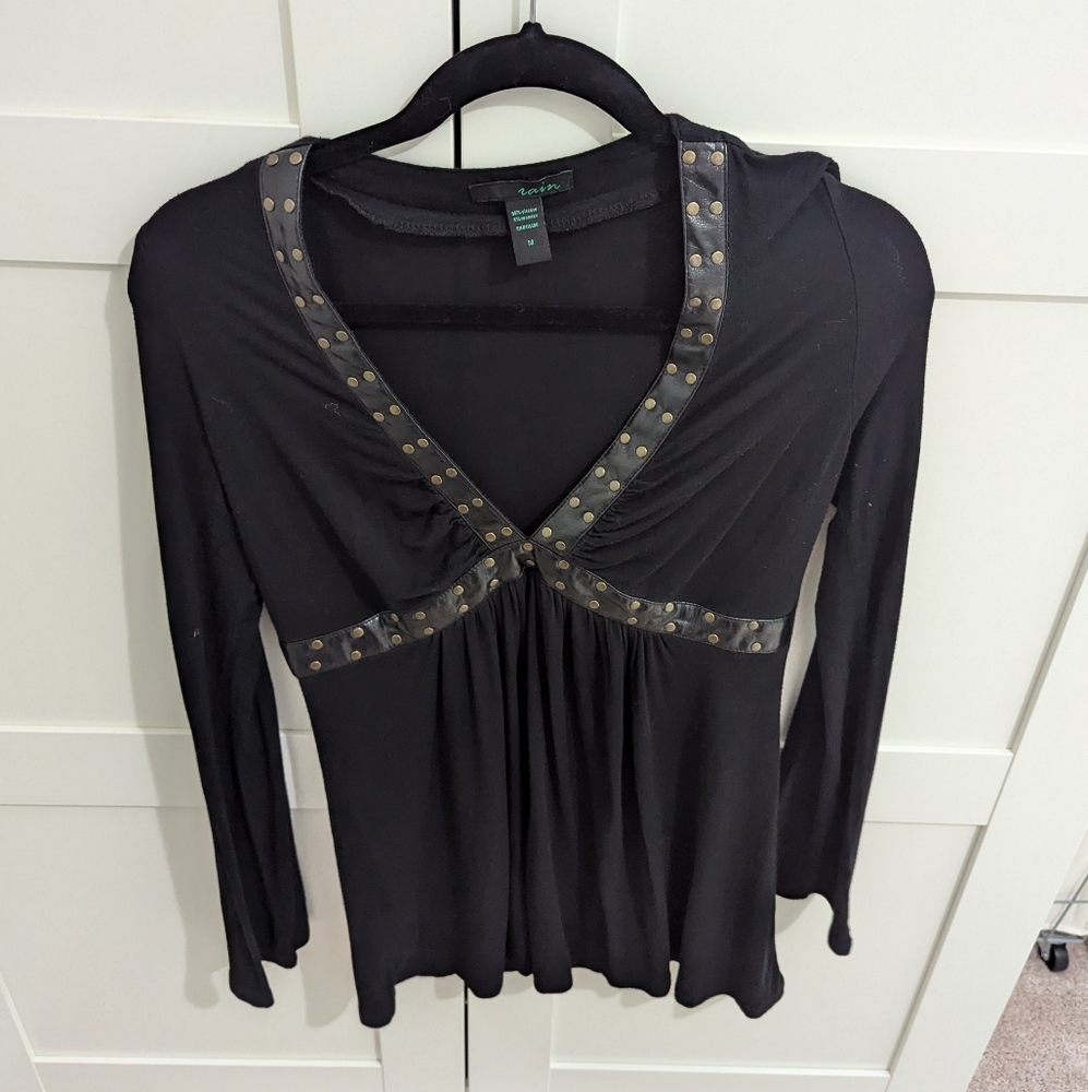 Black Maternity Top